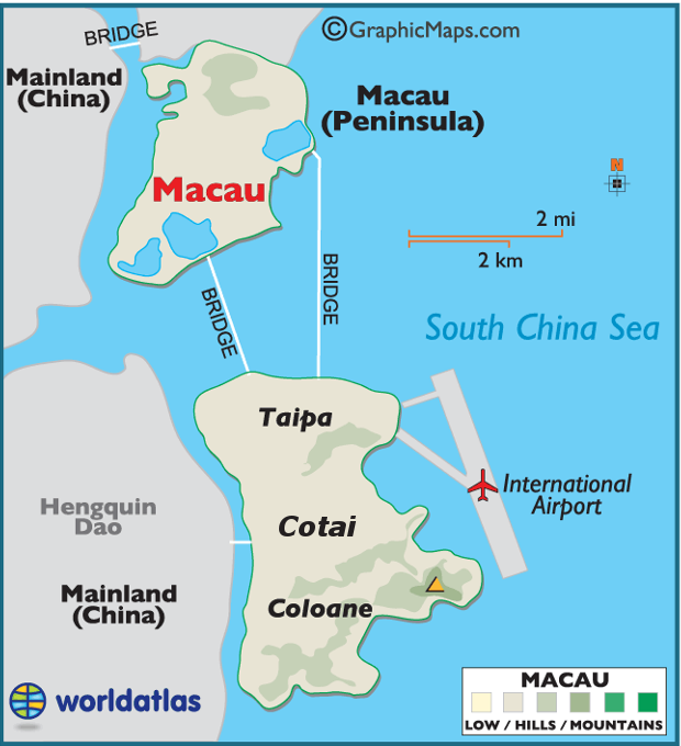 Carte Macao