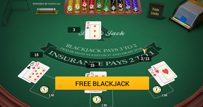 Casino blackjack tables